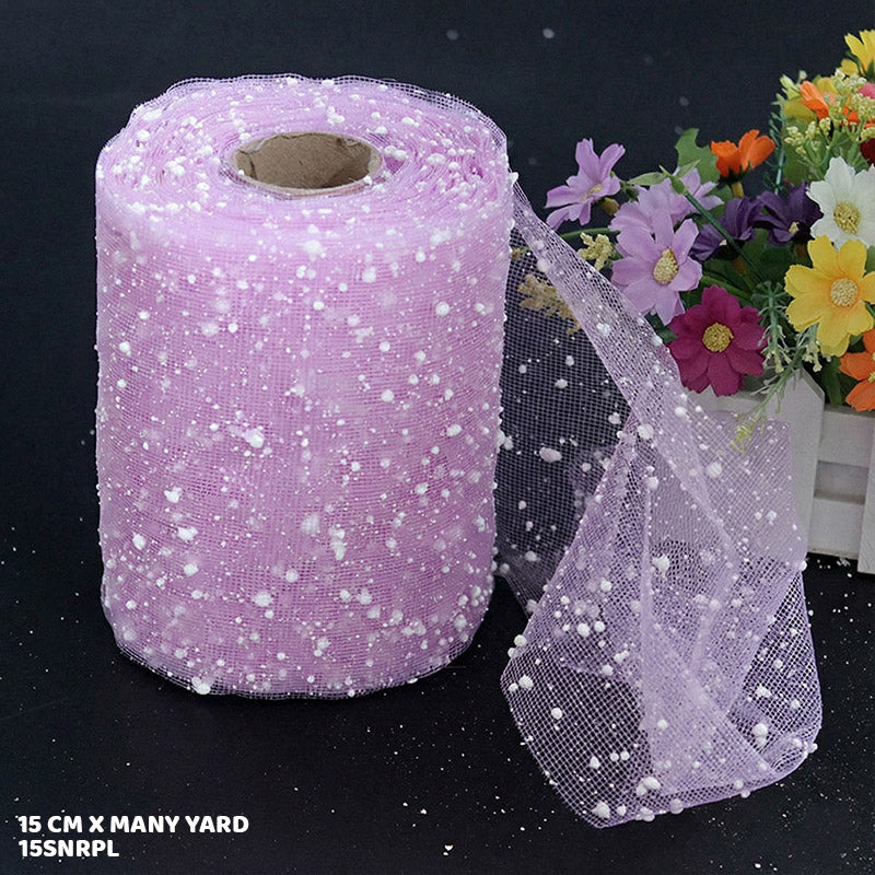 15SNRPL PURPLE SNOW ROLL 15 CM X MANY YARD