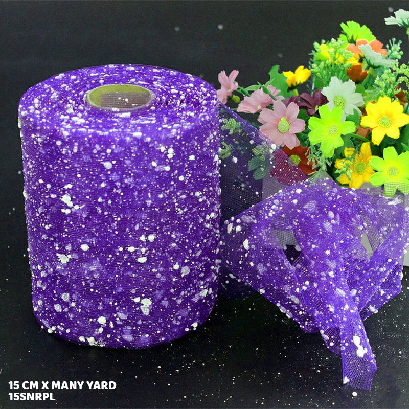 15SNRPL PURPLE SNOW ROLL 15 CM X MANY YARD
