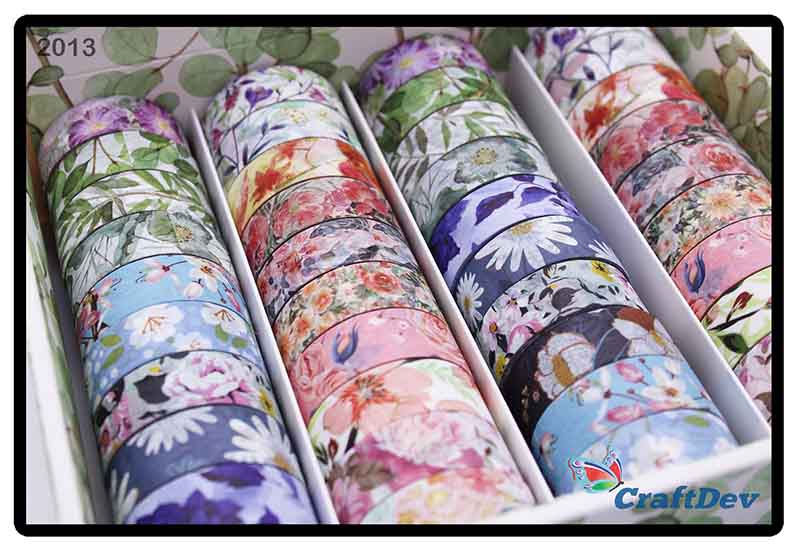 WASHI TAPE 2013 (1.5cm*4mtr) (40PCS)