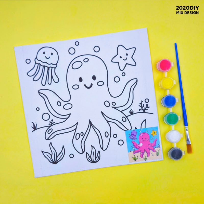 CANVAS PRINTED DESIGN 20X20CM (2020DIY)