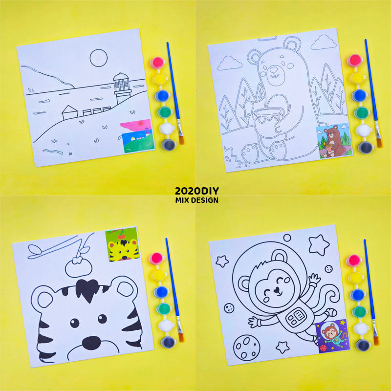 CANVAS PRINTED DESIGN 20X20CM (2020DIY)