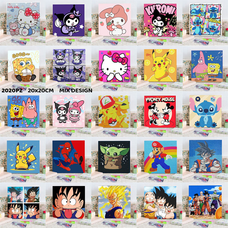 2020PZ DIAMOND PAINTING DIY KIT 20x20CM