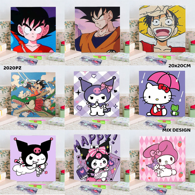 2020PZ DIAMOND PAINTING DIY KIT 20x20CM