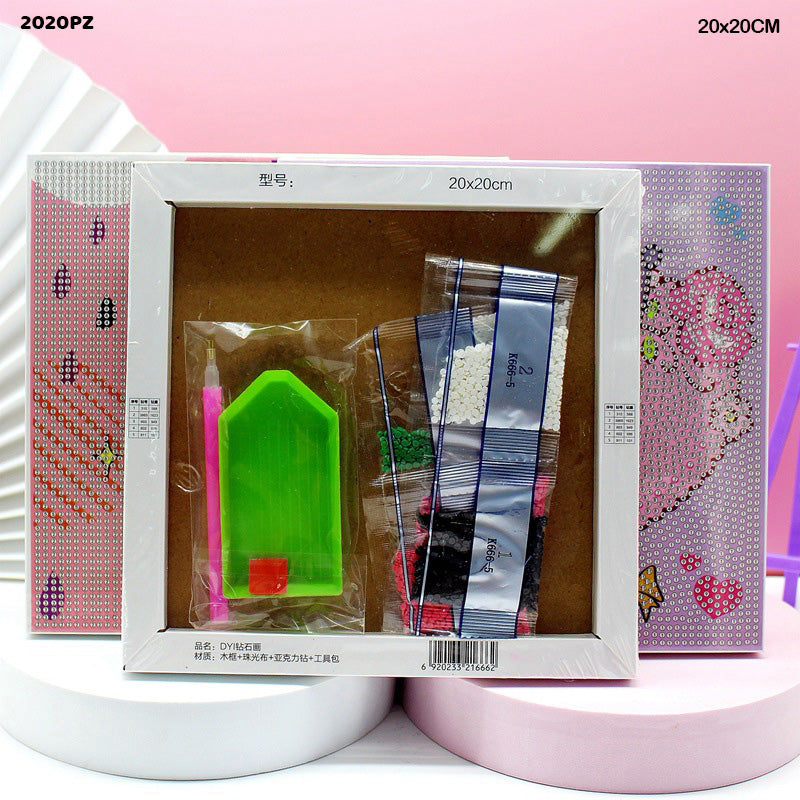 2020PZ DIAMOND PAINTING DIY KIT 20x20CM