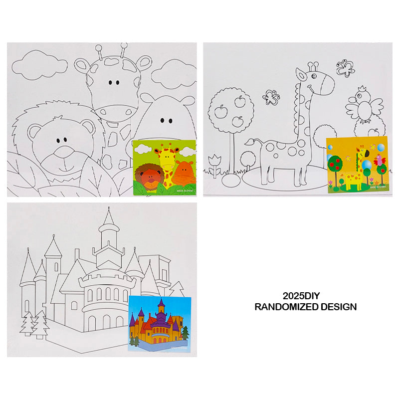 CANVAS BOARD PRINTED 20X25CM (2025DIY)