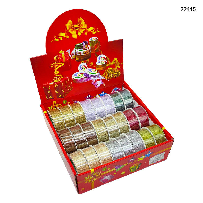 22415 RIBBON BOX 24PC 2.5CmX2.7mtr