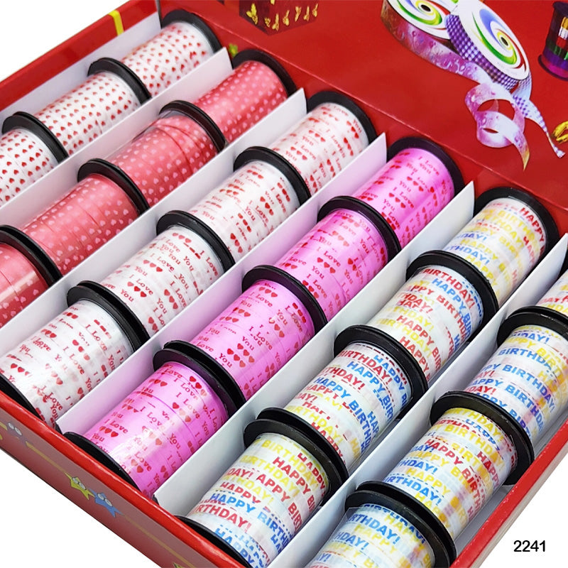 22415 RIBBON BOX 24PC 2.5CmX2.7mtr