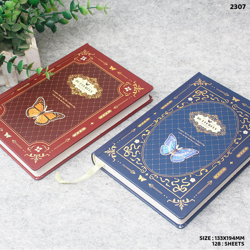 2307 SS BUTTERFLY NOTEBOOK A5