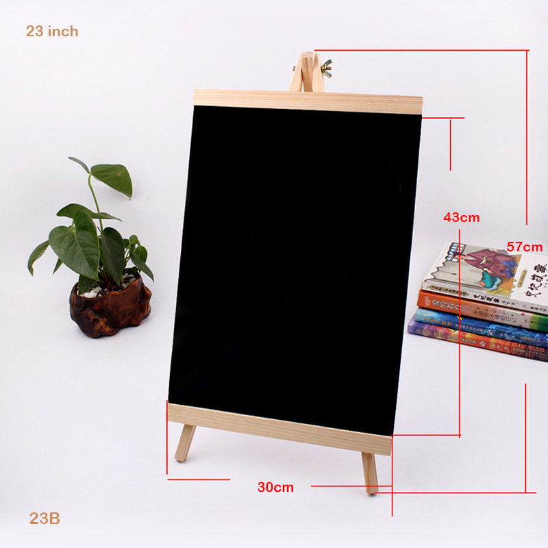 23" BLACK BOARD WITH EASEL 30X59CM (23B)