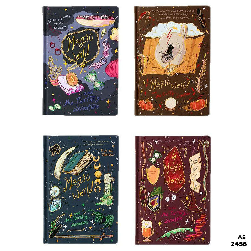 2456 SS MAGIC WORLD NOTEBOOK A5
