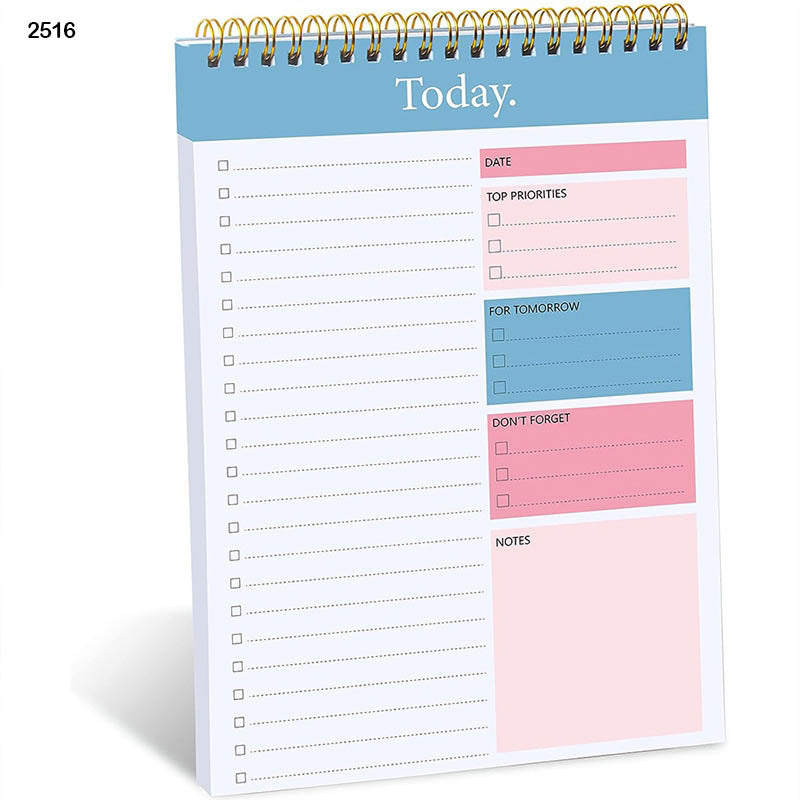 2516 PLANNER SPIRAL 25x16.5CM 50SHEET