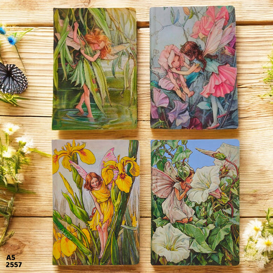 2557 SS FLOWER FAIRY NOTES NOTEBOOK A5