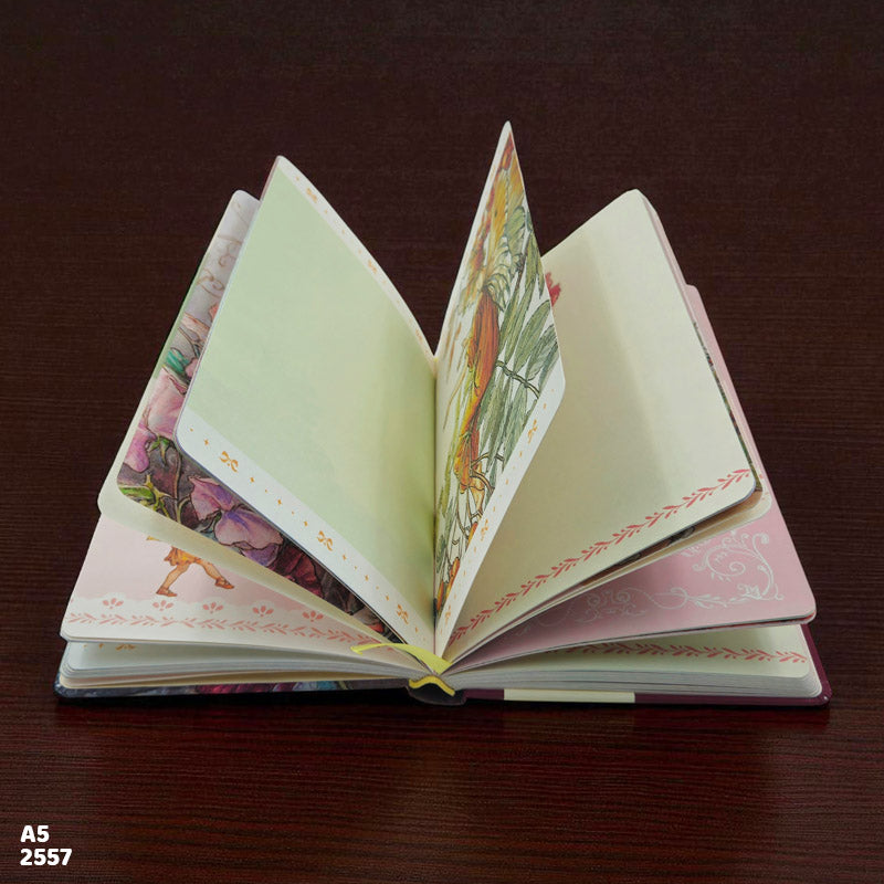 2557 SS FLOWER FAIRY NOTES NOTEBOOK A5