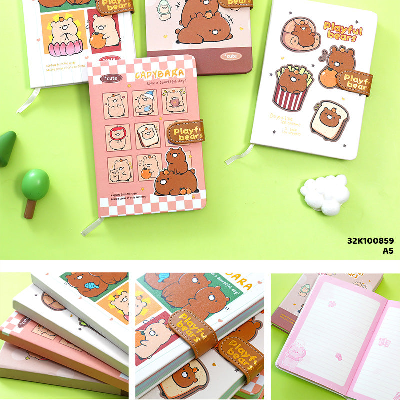 32K100859 NOTE BOOK MAGNETIC A5 (122X178MM)