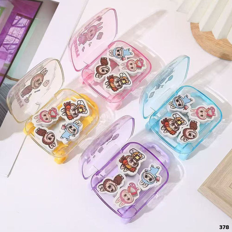378 TROLLY ERASER SET LABUBU 1PC
