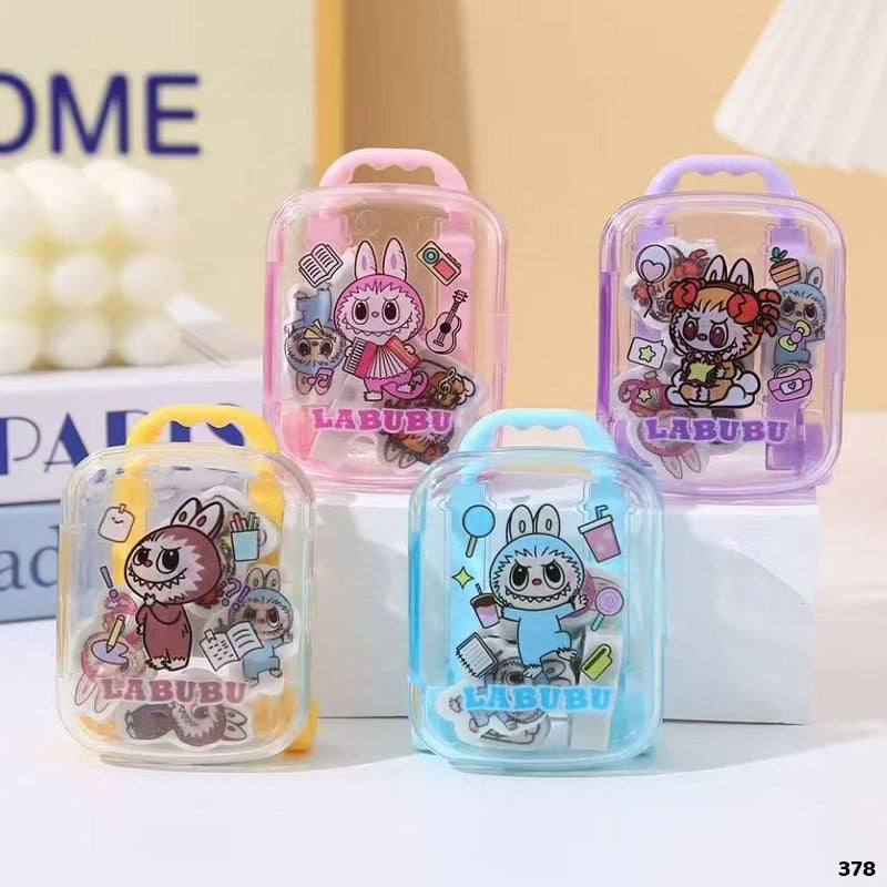 378 TROLLY ERASER SET LABUBU 1PC