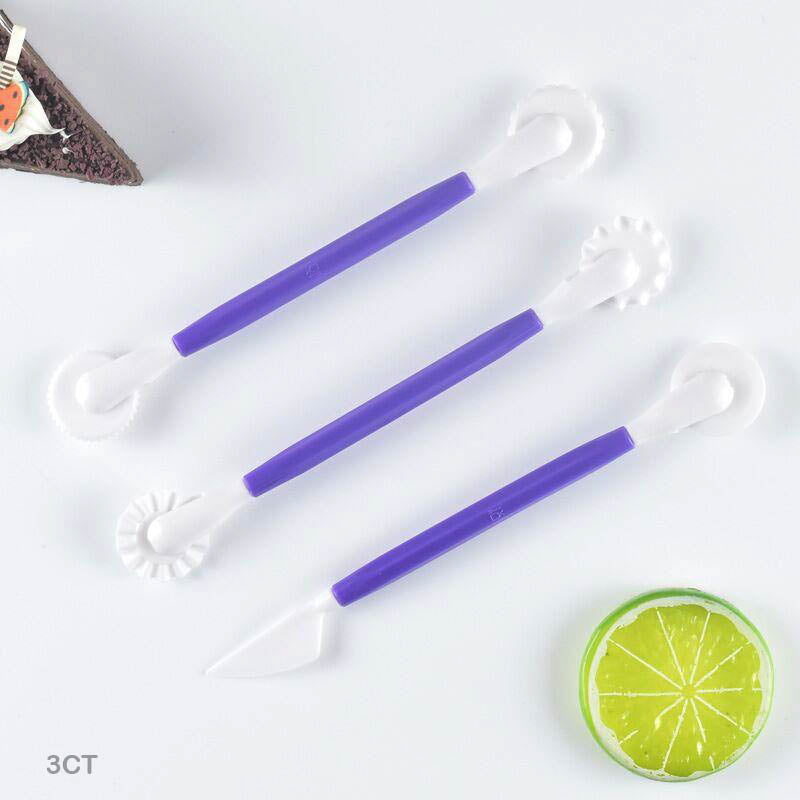 3PC PLASTIC CLAY TOOL 2SIDE (3CT)