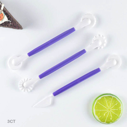 3PC PLASTIC CLAY TOOL 2SIDE (3CT)