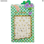 022816 12PC 3D SHIMMER GLITTERY BUTTERFLY STICKER