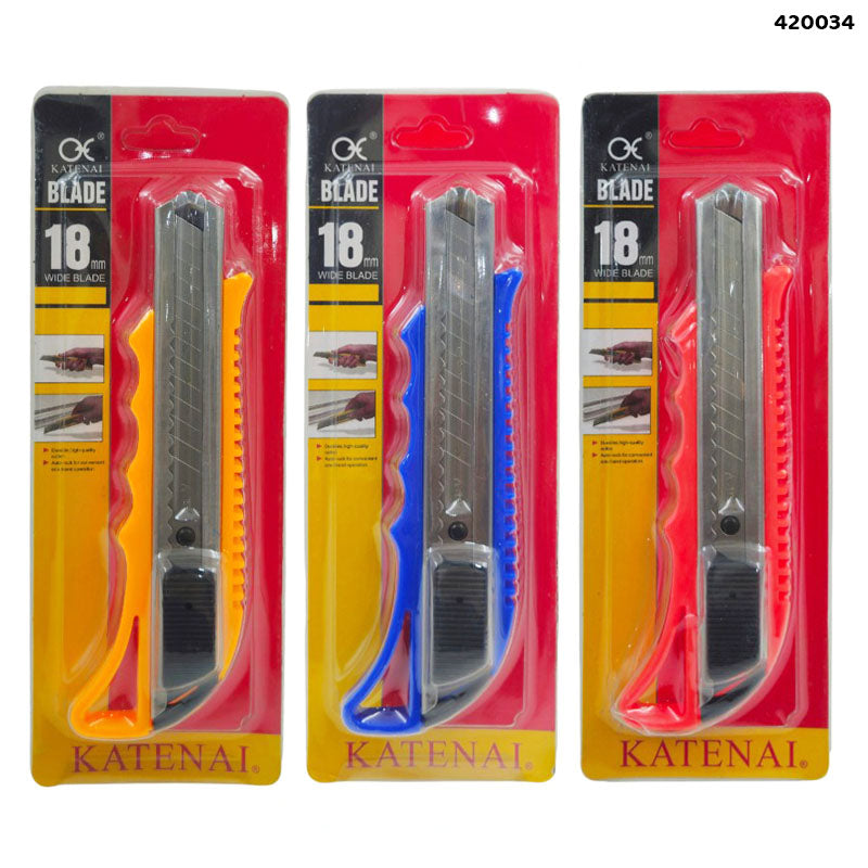 420034 CUTTER KNIFE SS 18MM BLADE
