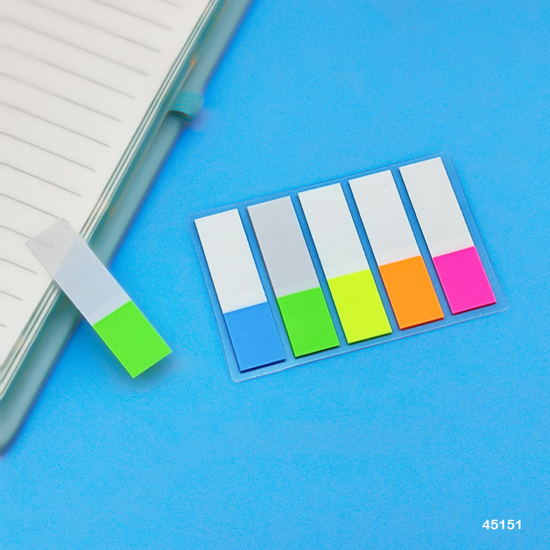 45151 STICKY NOTES 12X45MM 5 COLOR 2 SHADE