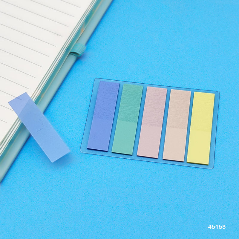 45153 STICKY NOTES 12X45MM 5 PASTEL COLOR