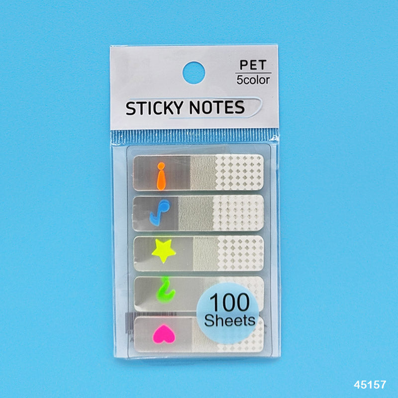 45157 STICKY NOTES 12X45MM 5 TP MARK