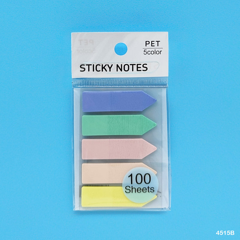 4515B STICKY NOTES 12X45MM ARROW 5 PASTEL COLOR