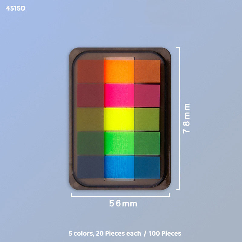 4515D STICKY NOTES 12X45MM 5 COLOR NEON