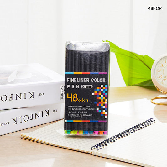 FINELINER COLOR PEN 0.4MM 48PC (48FCP)