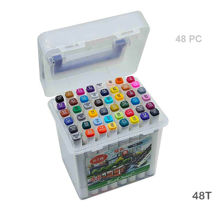 TOUCH COOL MARKER SET  48 COLOR BOX (48T)