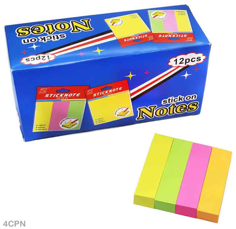 4CUT STICKY NOTE NEON (4CPN)