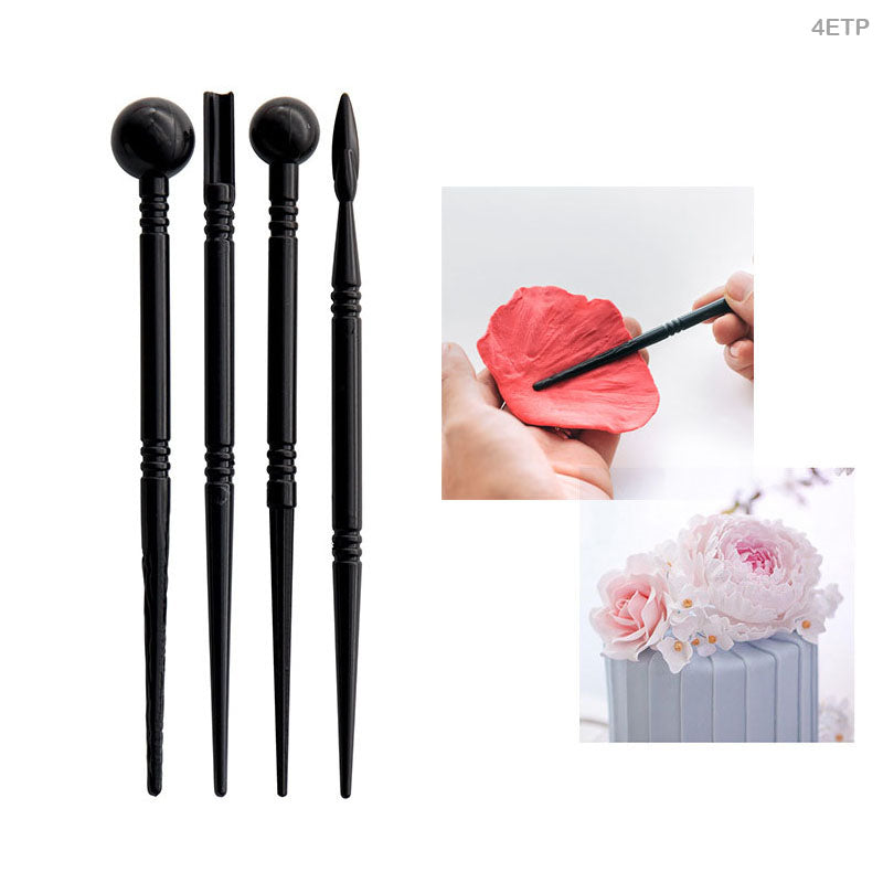 4PC EMBOSS TOOL PLASTIC BLK (4ETP)