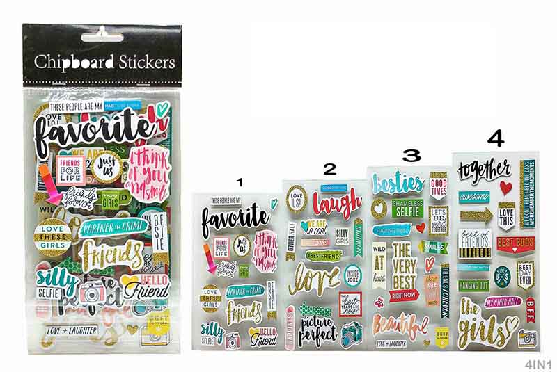 SCRAP BOOK STICKER 4 IN 1 (4IN1)