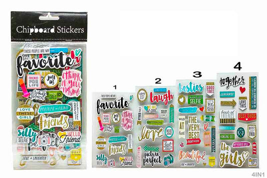SCRAP BOOK STICKER 4 IN 1 (4IN1)