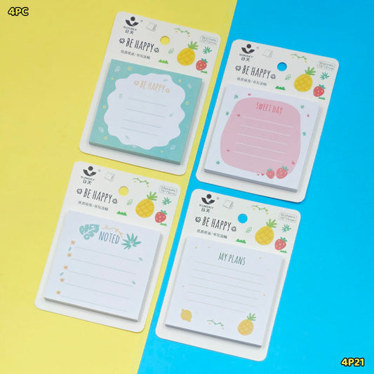 4P21 STICKY NOTE 75x75MM (4PC)