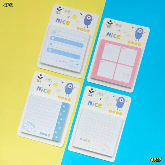 4P27 STICKY NOTE 75x75MM (4PC)