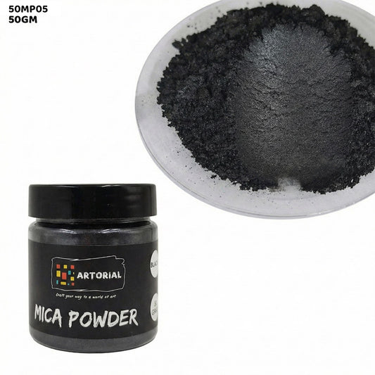 50MP05 MICA PEARL POWDER 50GM BLACK