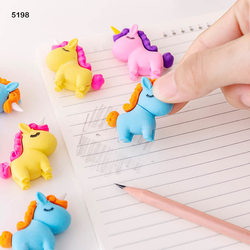 5198 UNICORN ERASER 36PCS