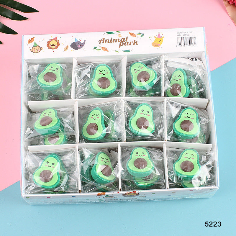 5223 AVOCADO ERASER 36PCS
