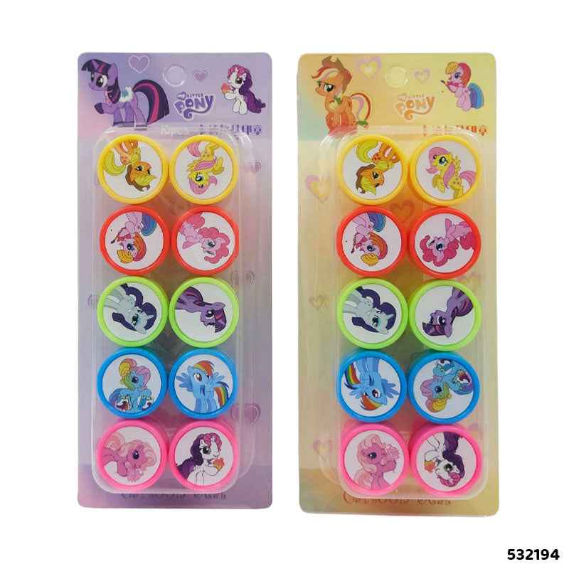 532194 UNICORN STAMP 10PC
