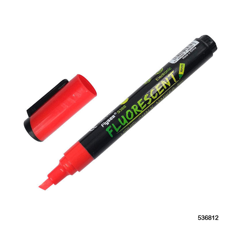 536812 FLUORESCENT CHALK MARKER 8 COLORS