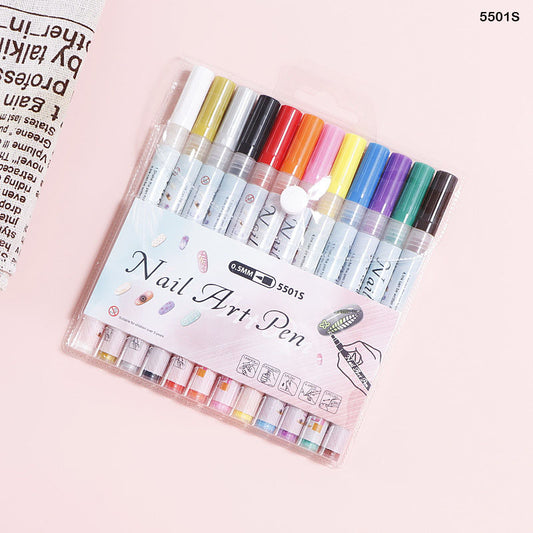 NAIL ART PEN 5501S 12 COLOR 0.5MM