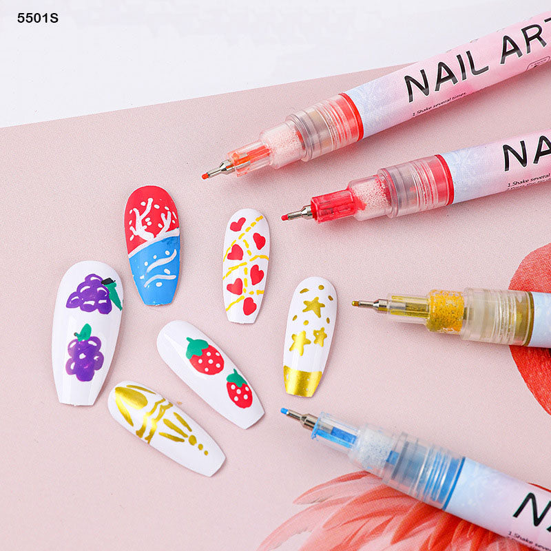 NAIL ART PEN 5501S 12 COLOR 0.5MM