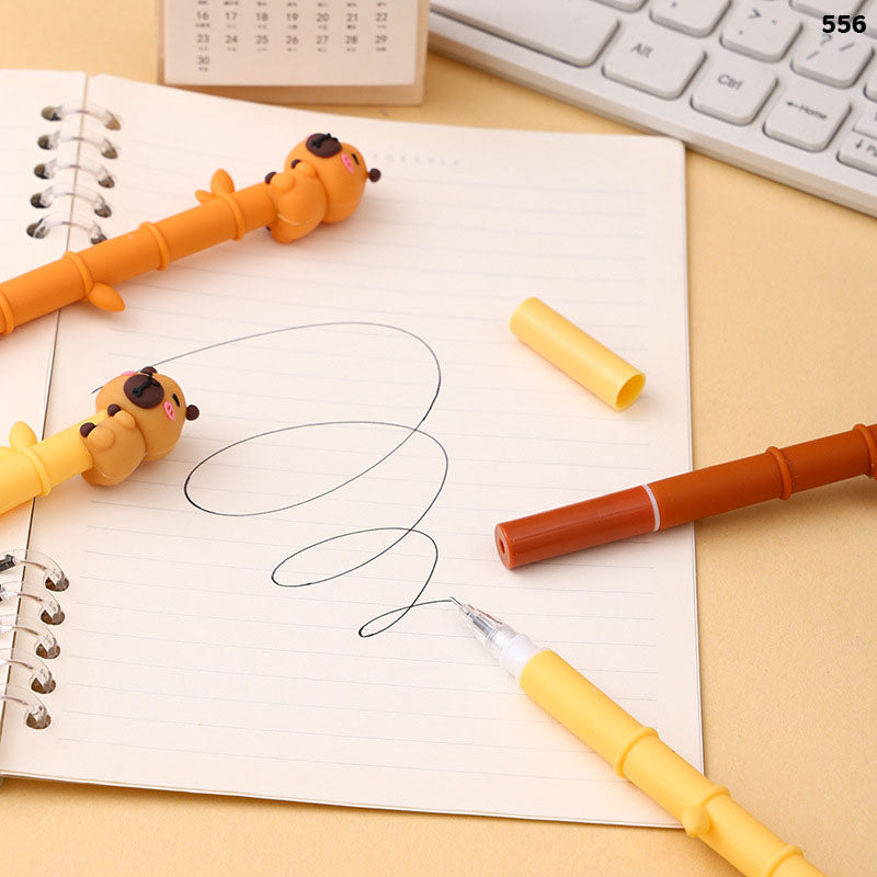 556 KIDS FANCY BAMBOO TREE CAPYBARA PEN 48PC