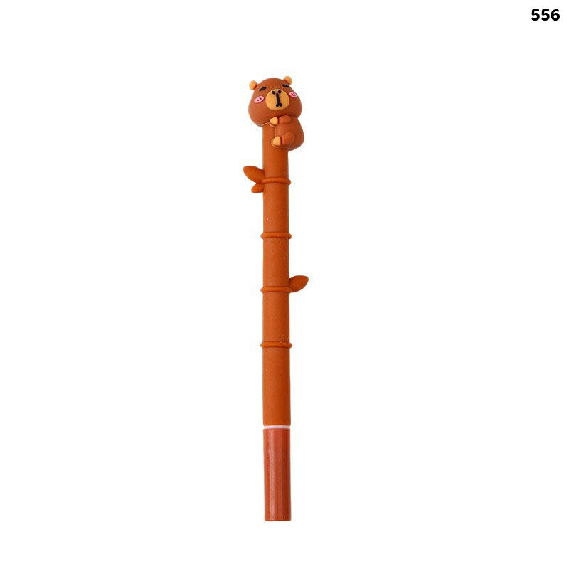 556 KIDS FANCY BAMBOO TREE CAPYBARA PEN 48PC