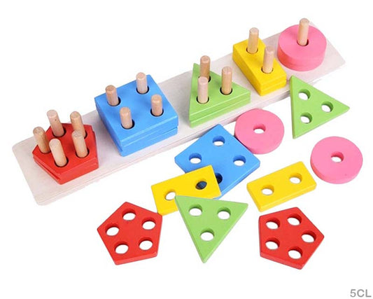 WT 5 COLUMN GEOMETRY BLOCK LONG SS (5CL)