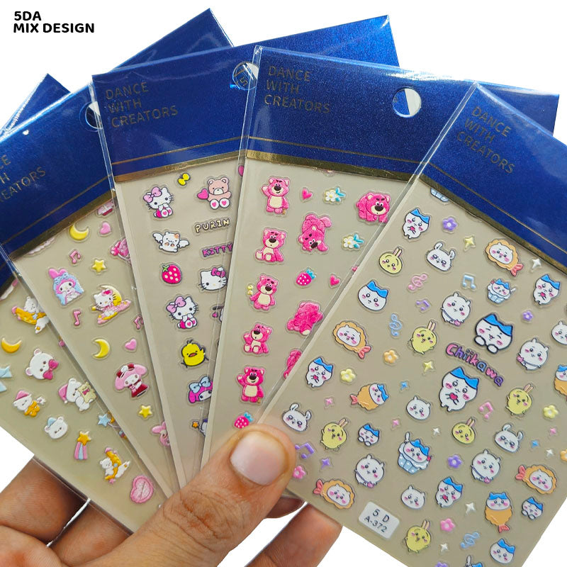 5DA 5D CREATIVE NAIL STICKERS