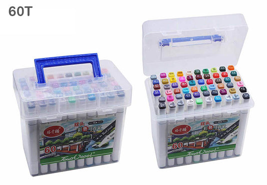 TOUCH COOL MARKER SET  60 COLOR BOX (60T)