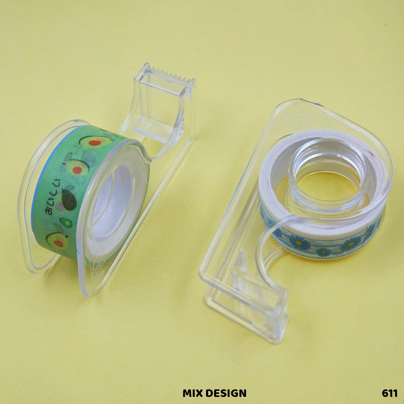611 MASKING TAPE WITH CUTTER (SET OF 12PC)